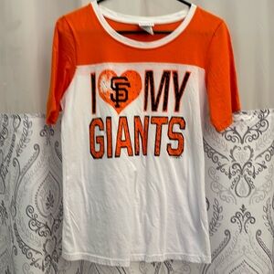 MLB genuine merchandise, San Francisco Giants women’s size medium short sleeve